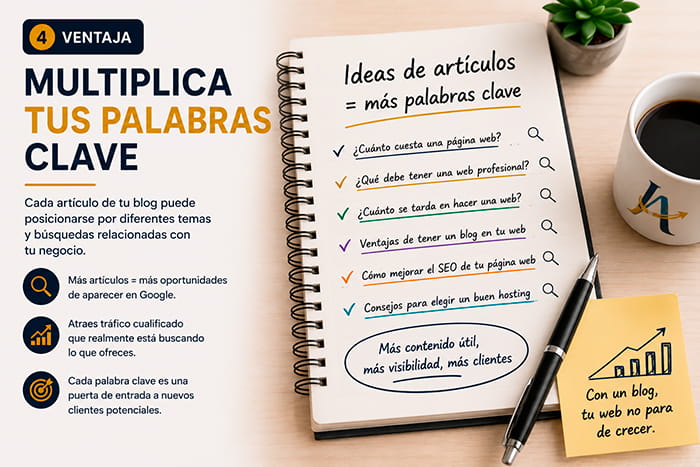 Multiplica tus palabras claves