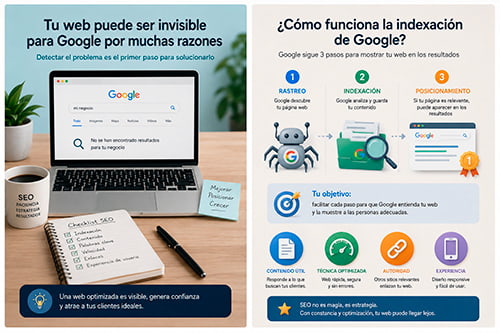 que significa que una web este indexada